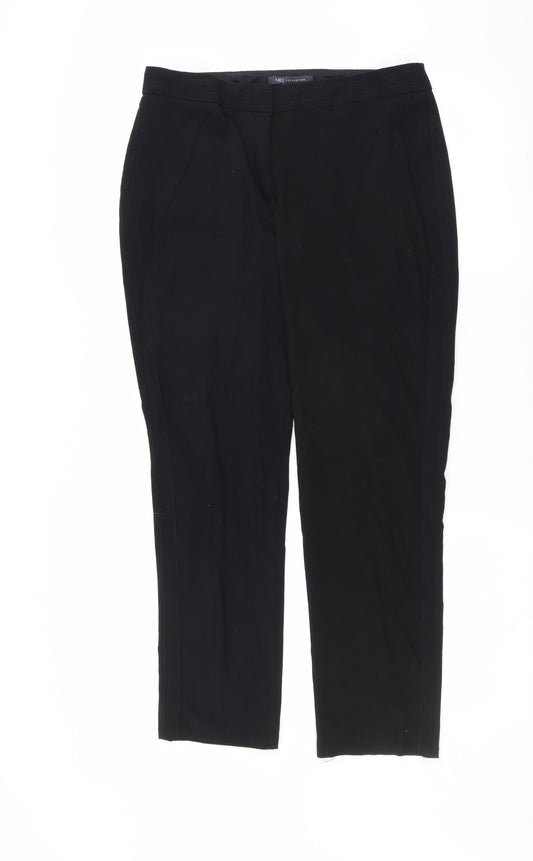 Marks and Spencer Womens Black   Trousers  Size 12 L27 in