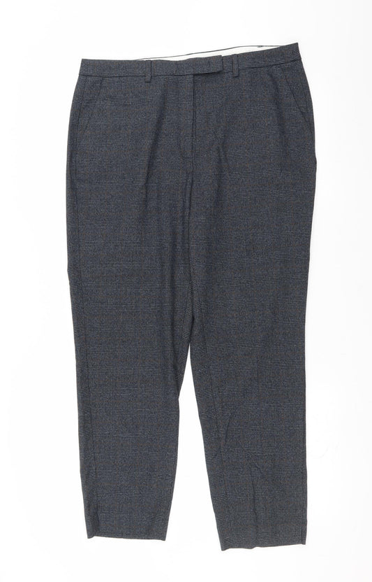 Marks and Spencer Womens Blue   Trousers  Size 16 L25 in