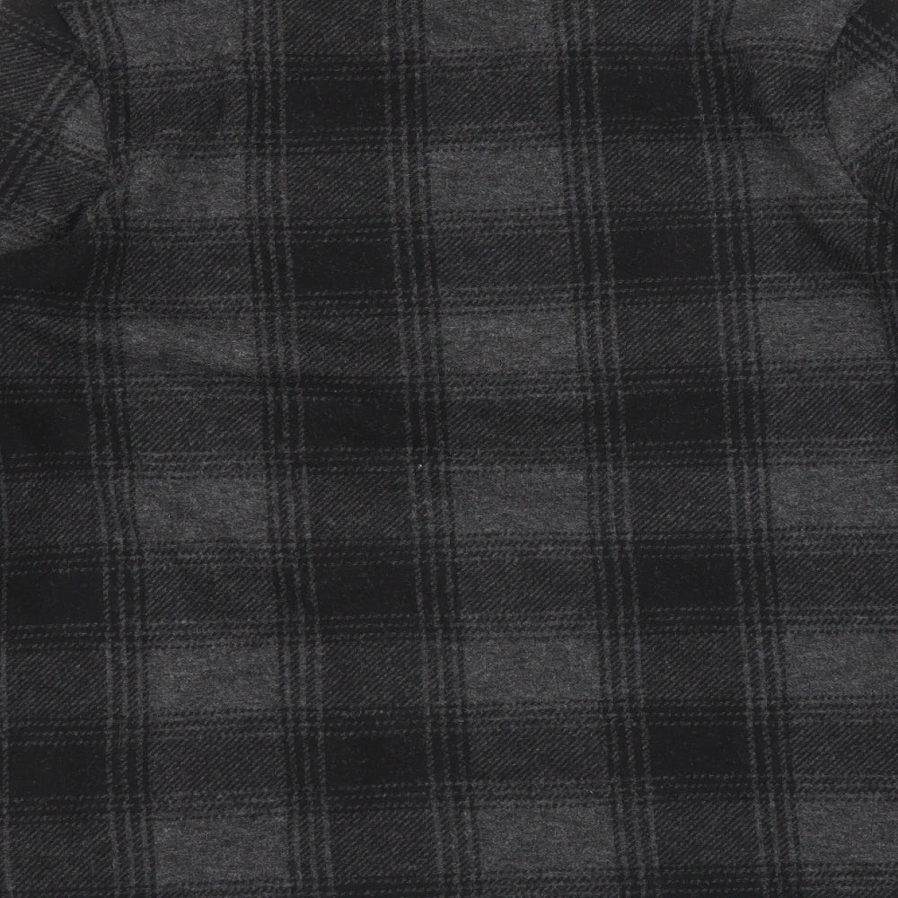 Sainsburys Womens Grey Check  Pullover Jumper Size 10