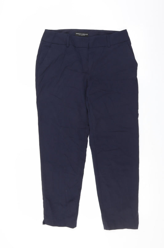 Dorothy Perkins Womens Blue   Trousers  Size 10 L27 in