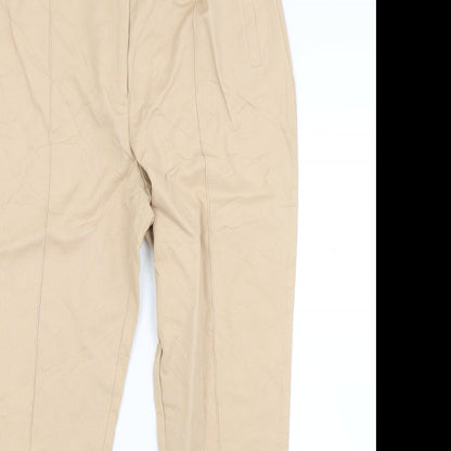 Preloved George Womens Beige   Trousers  Size 14 L25 in - Detail