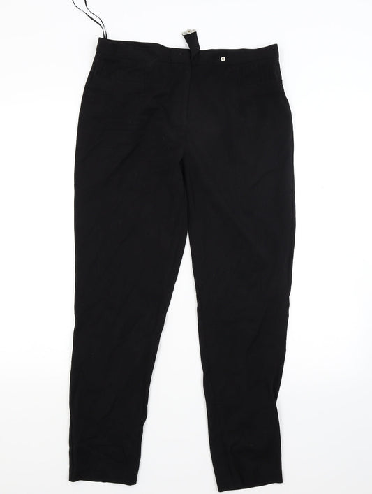 Klass Womens Black   Trousers  Size 12 L27 in