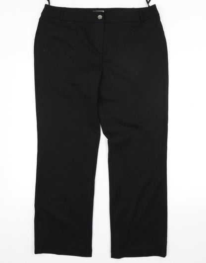 Preloved CC Womens Black   Trousers  Size 16 L27 in - Front
