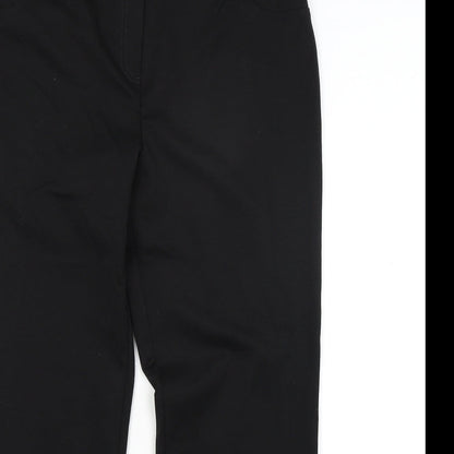 Preloved CC Womens Black   Trousers  Size 16 L27 in - Detail