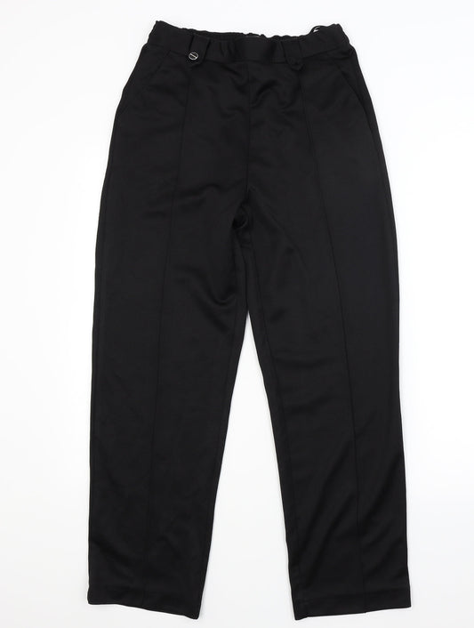 BM Womens Black   Trousers  Size 10 L28 in