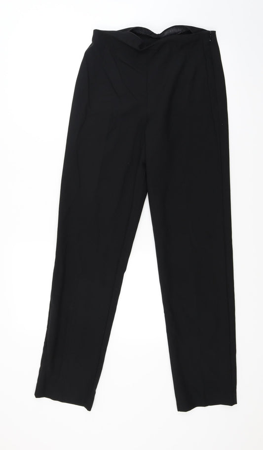 Marks and Spencer Womens Black   Trousers  Size 8 L27 in