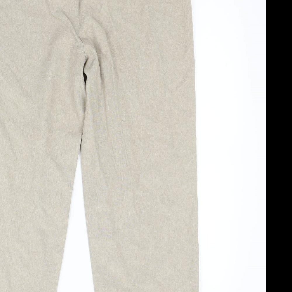 Bonmarché Womens Beige   Trousers  Size 16 L26 in
