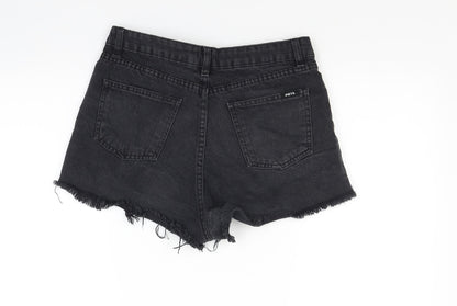 Preloved Pieta Womens Black   Cut-Off Shorts Size 10 - Back