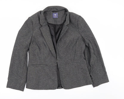 Preloved TU Womens Grey   Jacket  Size 12 - Front