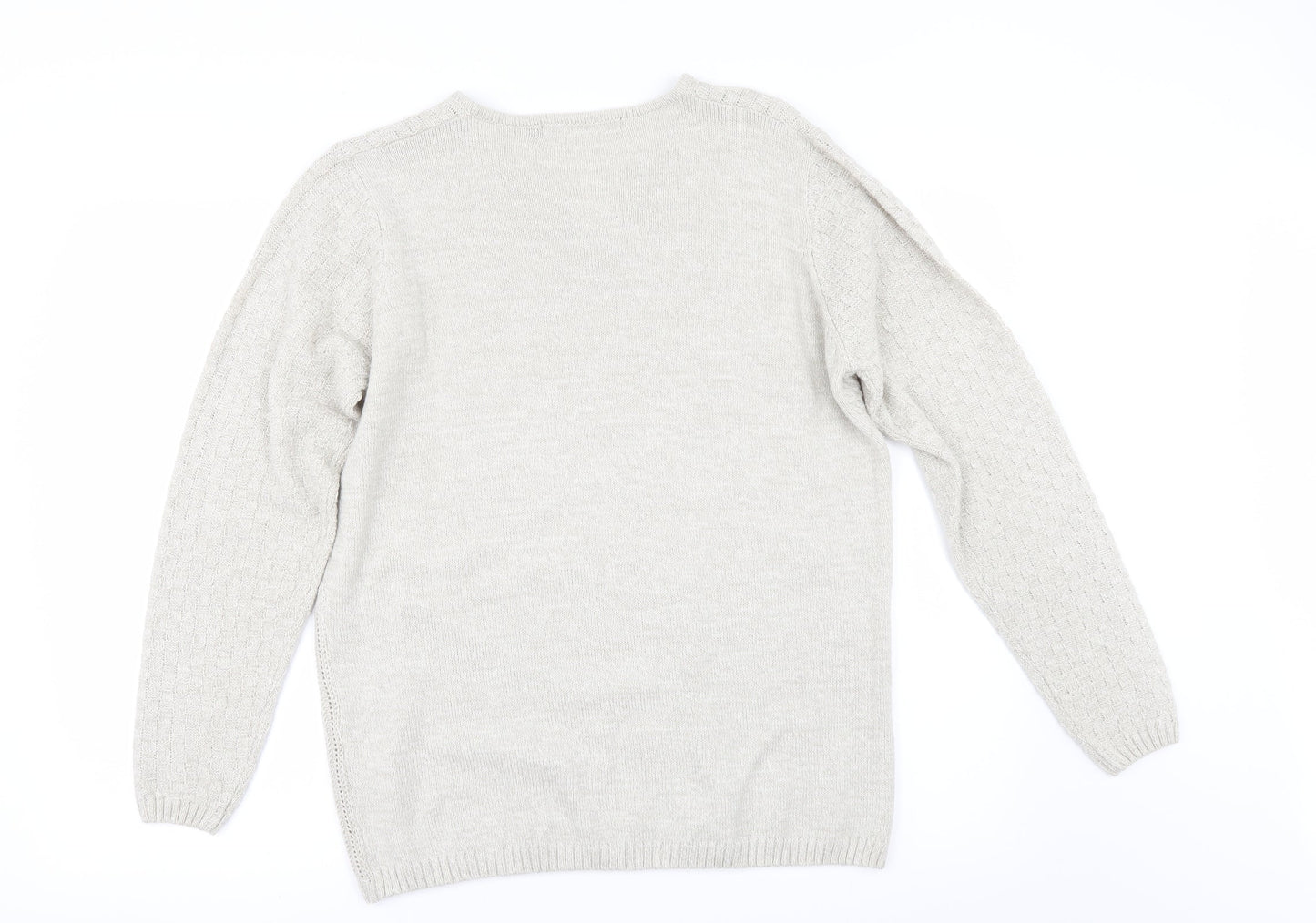 EWM Womens Beige   Pullover Jumper Size M