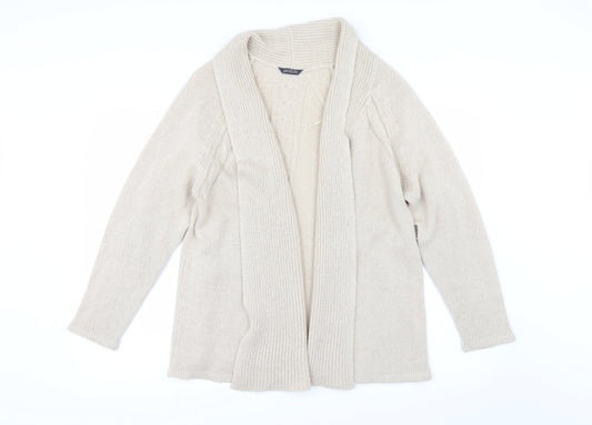 BHS Womens Beige   Cardigan Jumper Size 16