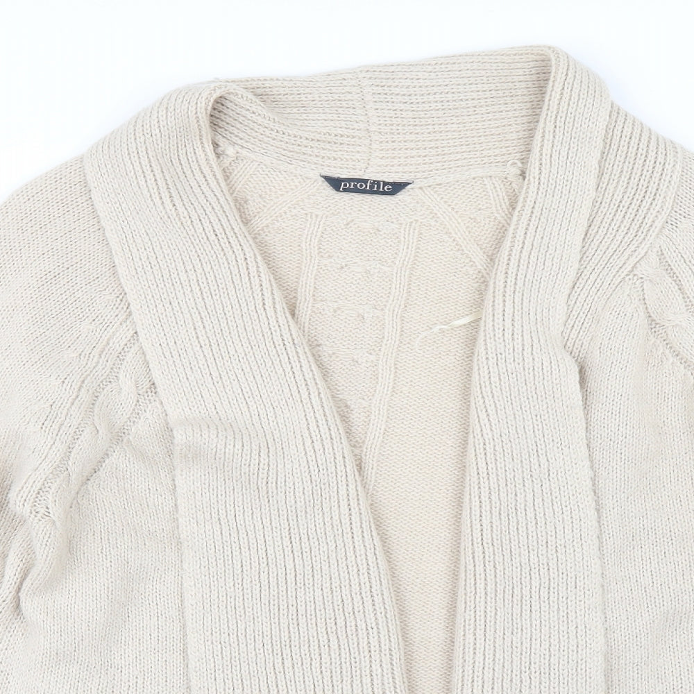 BHS Womens Beige   Cardigan Jumper Size 16