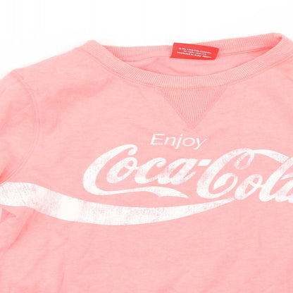 Preloved George Womens Purple   Pullover Sweatshirt Size 10  - Coca Cola - Back