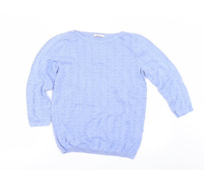Preloved George Womens Blue   Pullover Jumper Size 10 - Front