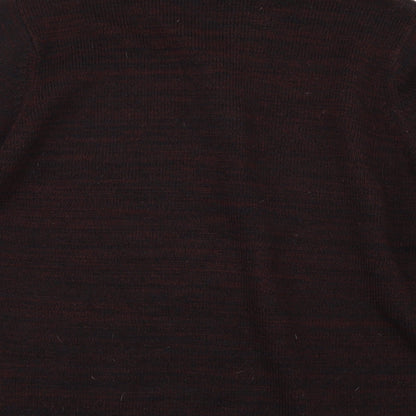 Preloved George Mens Red   Pullover Jumper Size L - Label