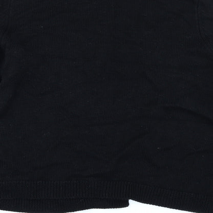 Preloved H&M Womens Black   Cardigan Jumper Size M - Label