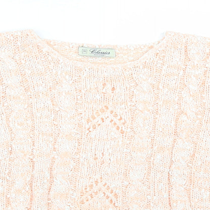 Preloved Debenhams Womens Orange   Pullover Jumper Size M - Detail