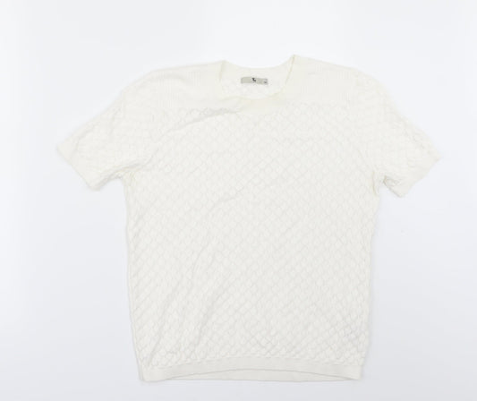 TU Womens White   Pullover Jumper Size 10