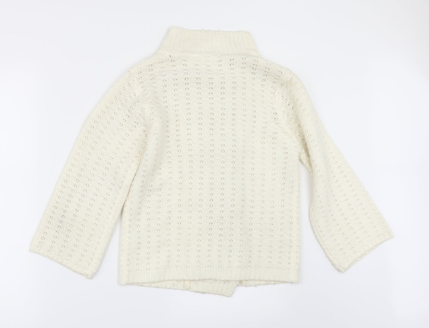 Internacionale Womens Ivory   Cardigan Jumper Size 8