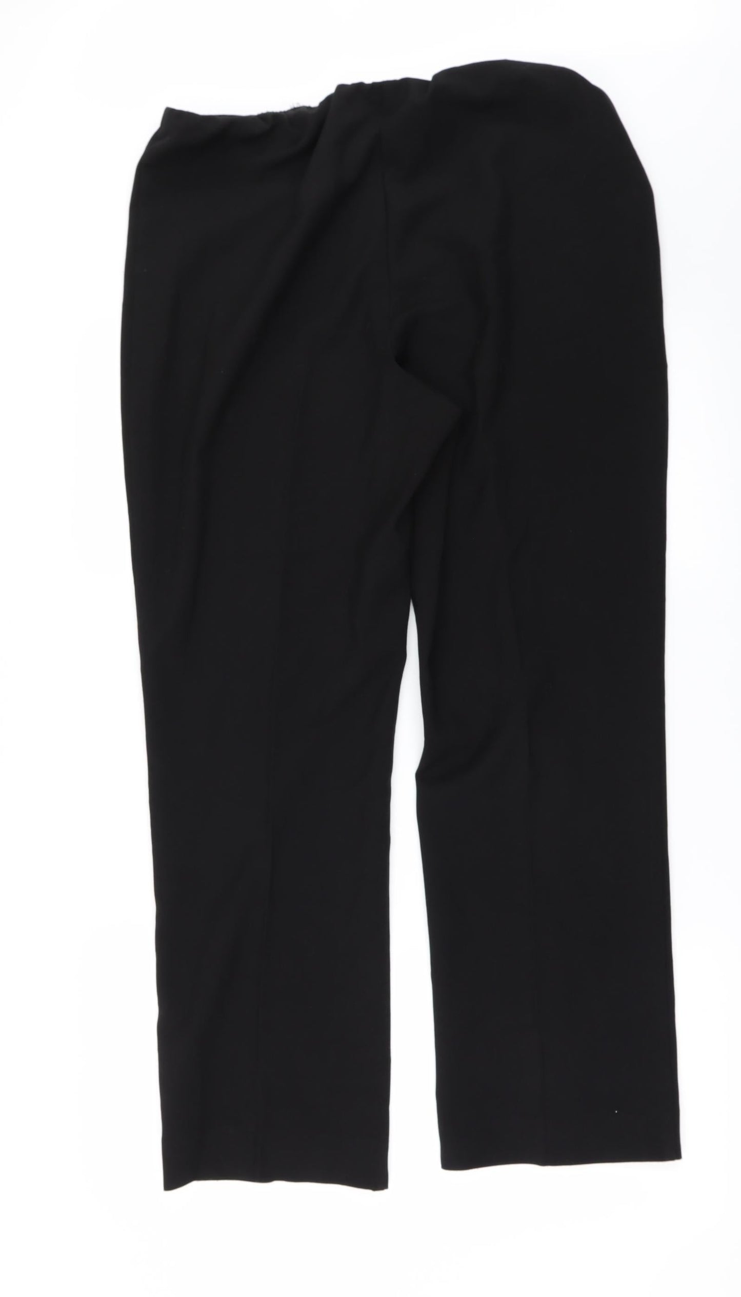 BM Womens Black   Trousers  Size 14 L29 in