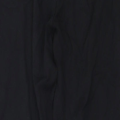 Preloved Marks and Spencer Mens Black   Trousers  Size 16 L29 in - Label