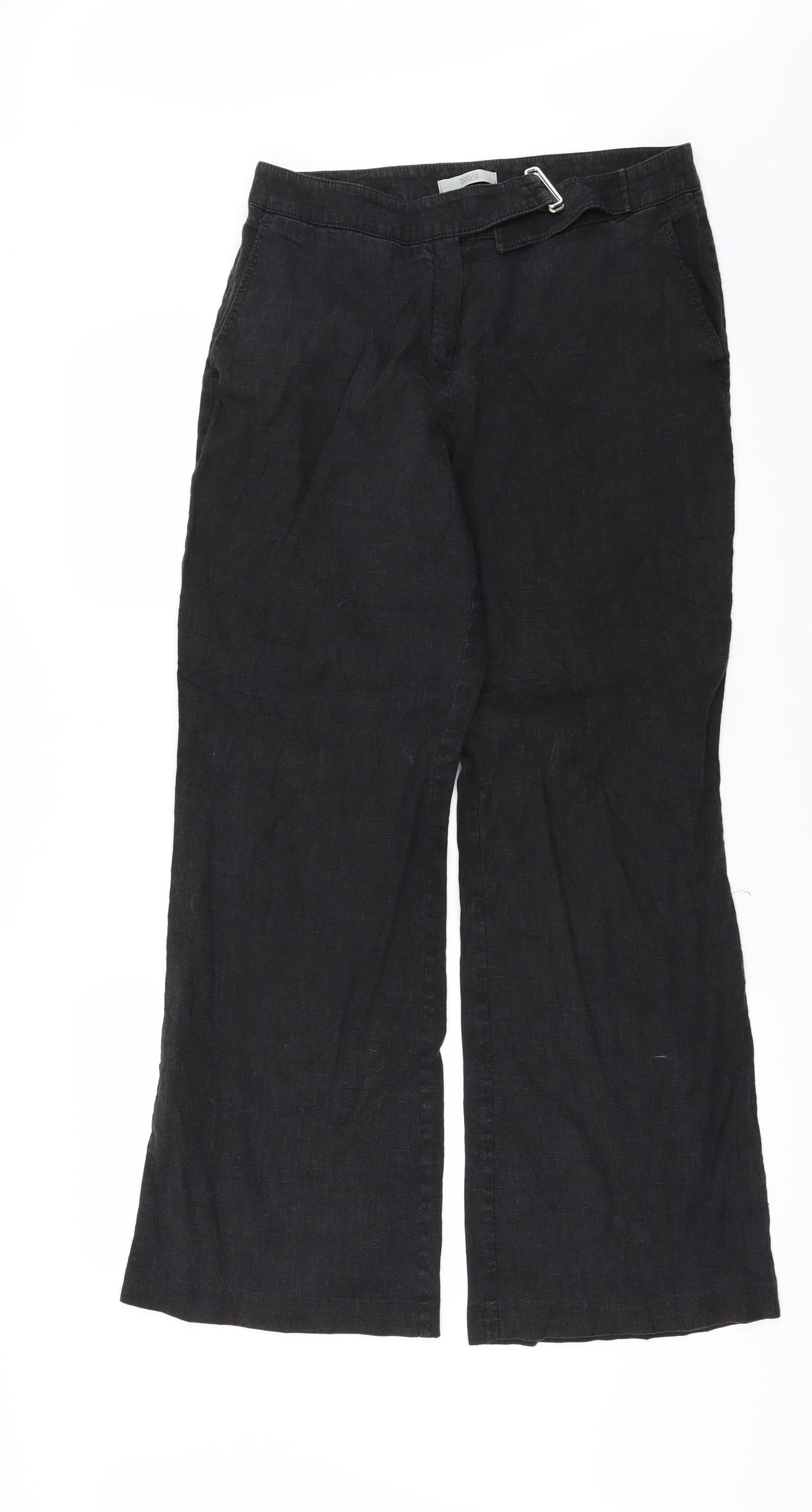 Marks and Spencer Womens Beige   Trousers  Size 14 L30 in