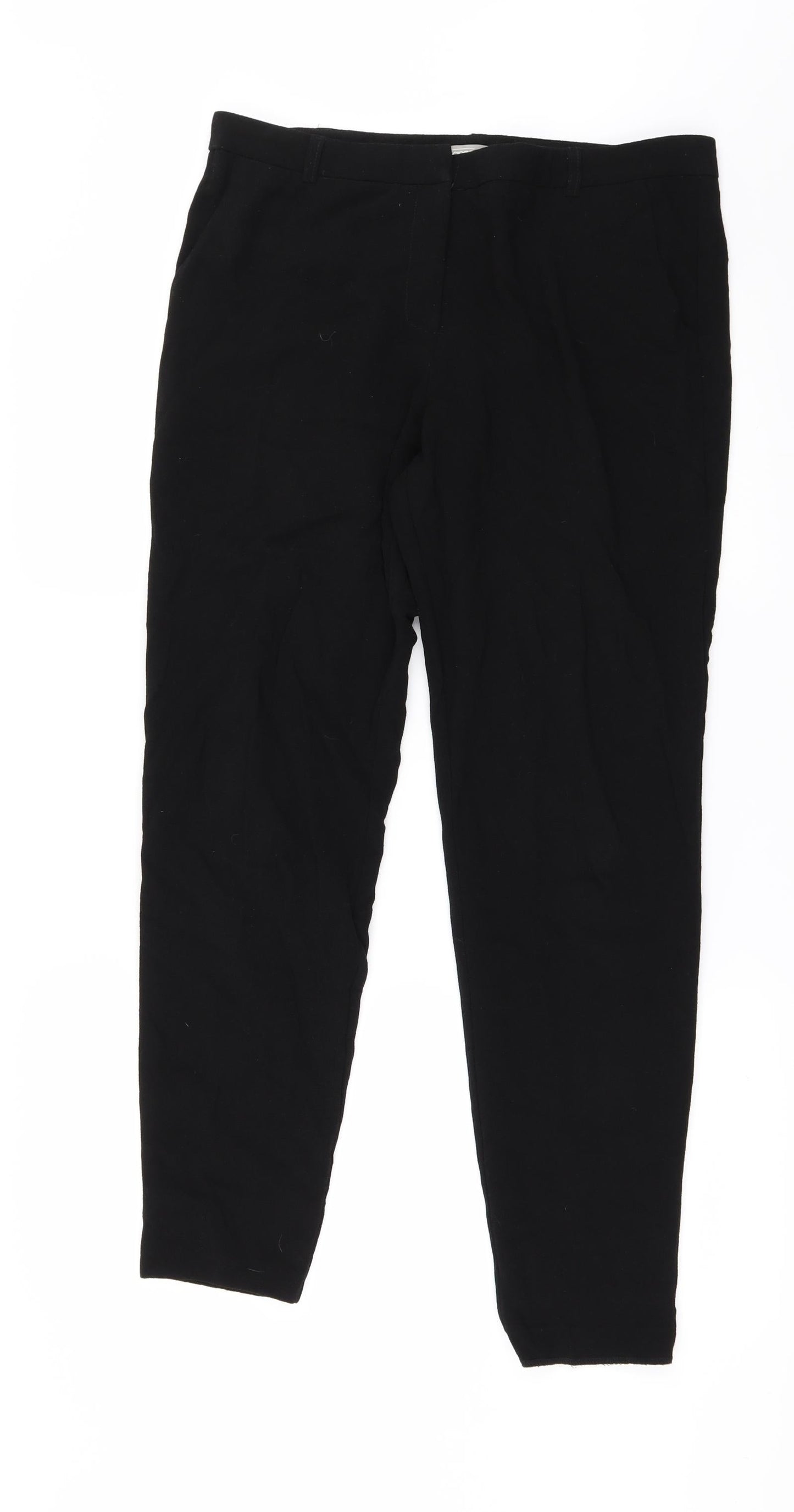 ASOS Womens Black   Trousers  Size 12 L27 in