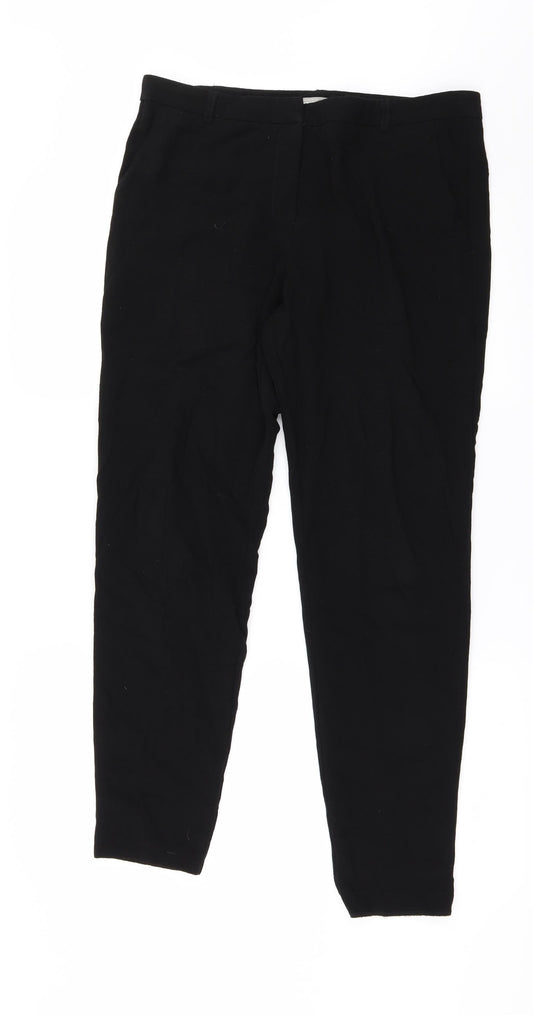 ASOS Womens Black   Trousers  Size 12 L27 in