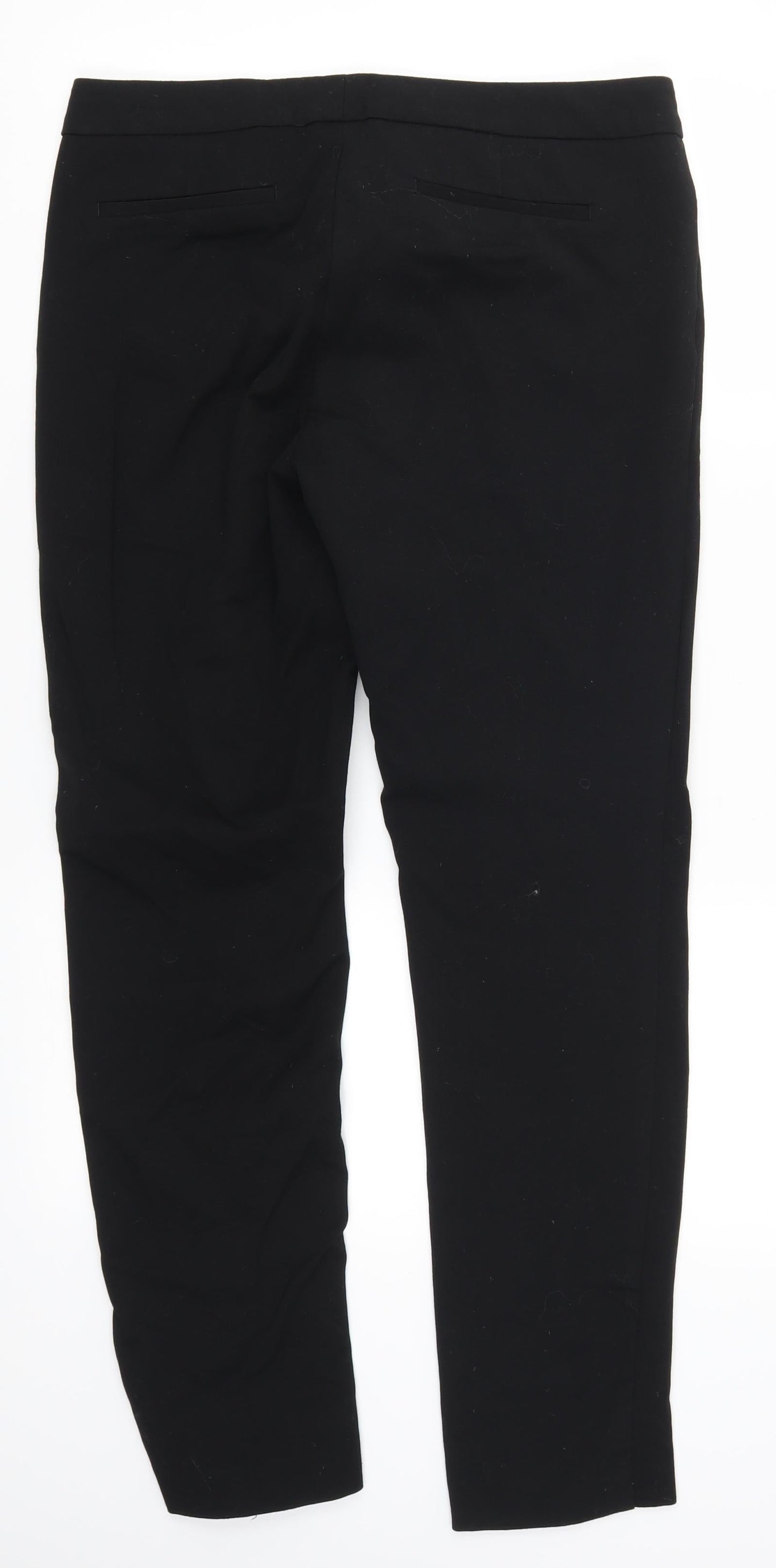 Ectu Womens Black   Trousers  Size 12 L28 in