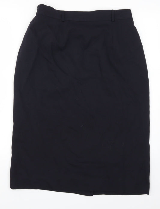Preworn Womens Blue   Straight & Pencil Skirt Size 30 in