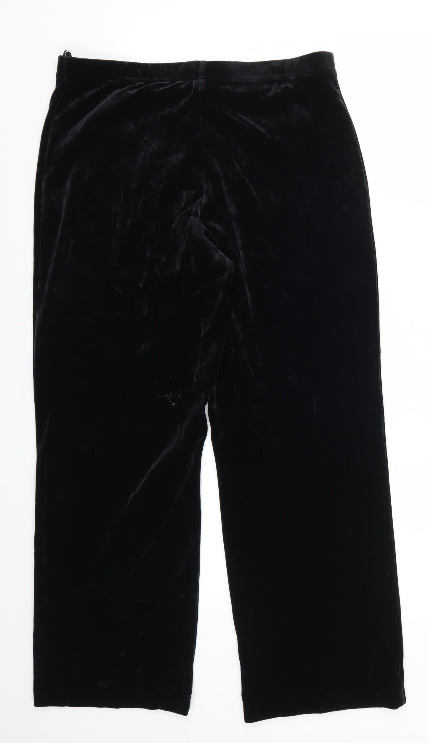 Marks and Spencer Womens Black   Trousers  Size 16 L25 in