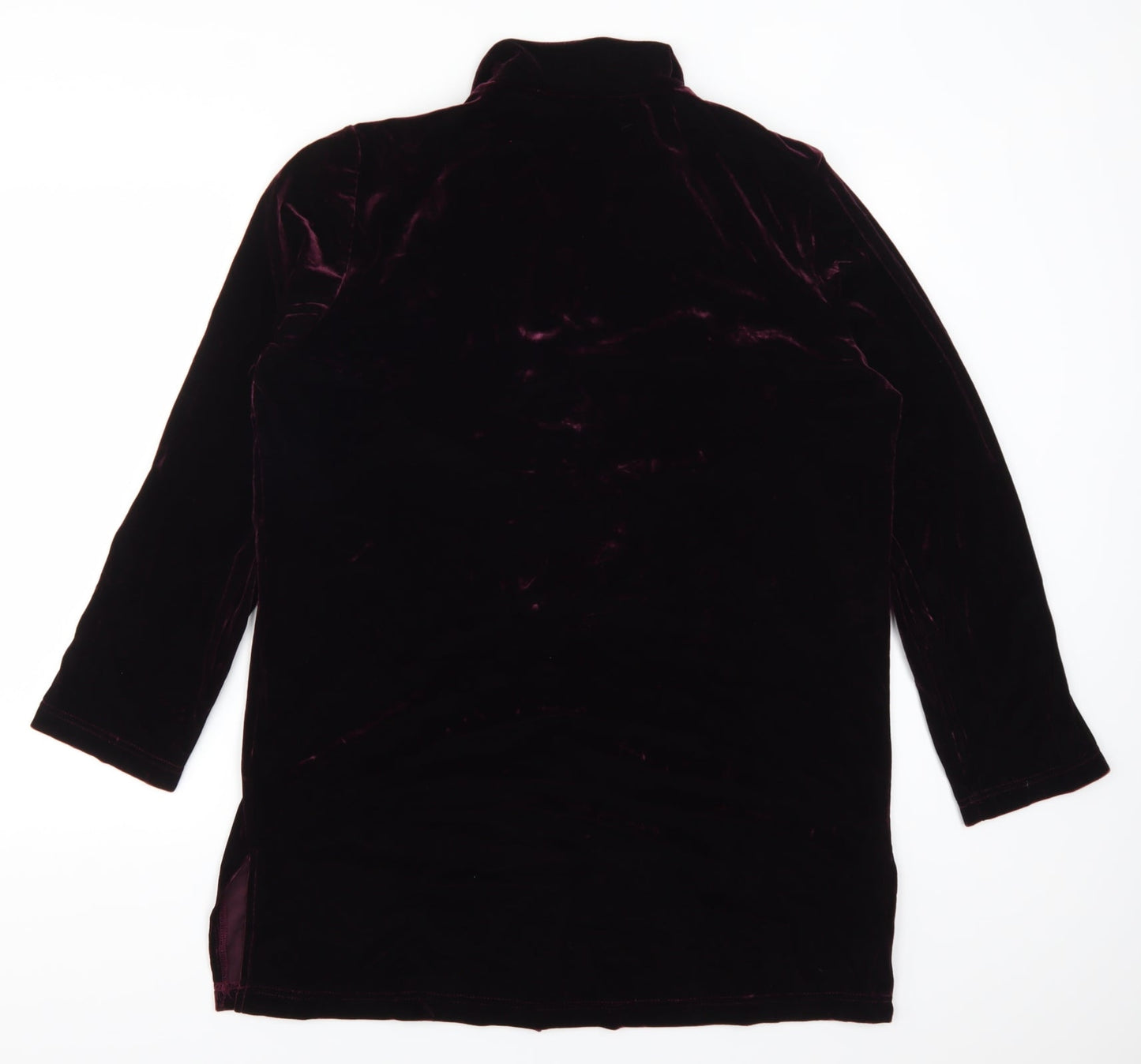 EWM Womens Purple   Basic Button-Up Size 16