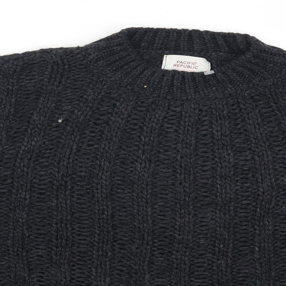 Pacific Republic Womens Grey   Pullover Jumper Size XS