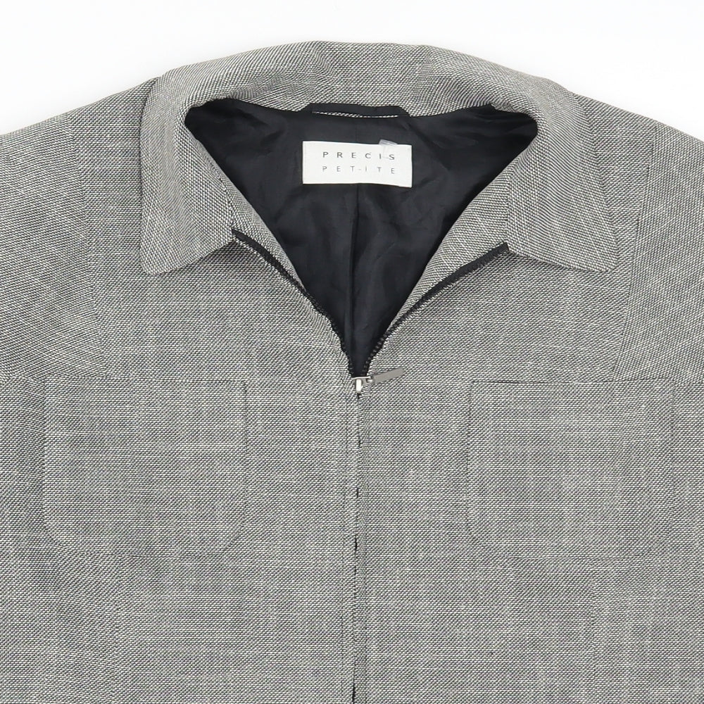 Precis Womens Grey   Jacket  Size 8
