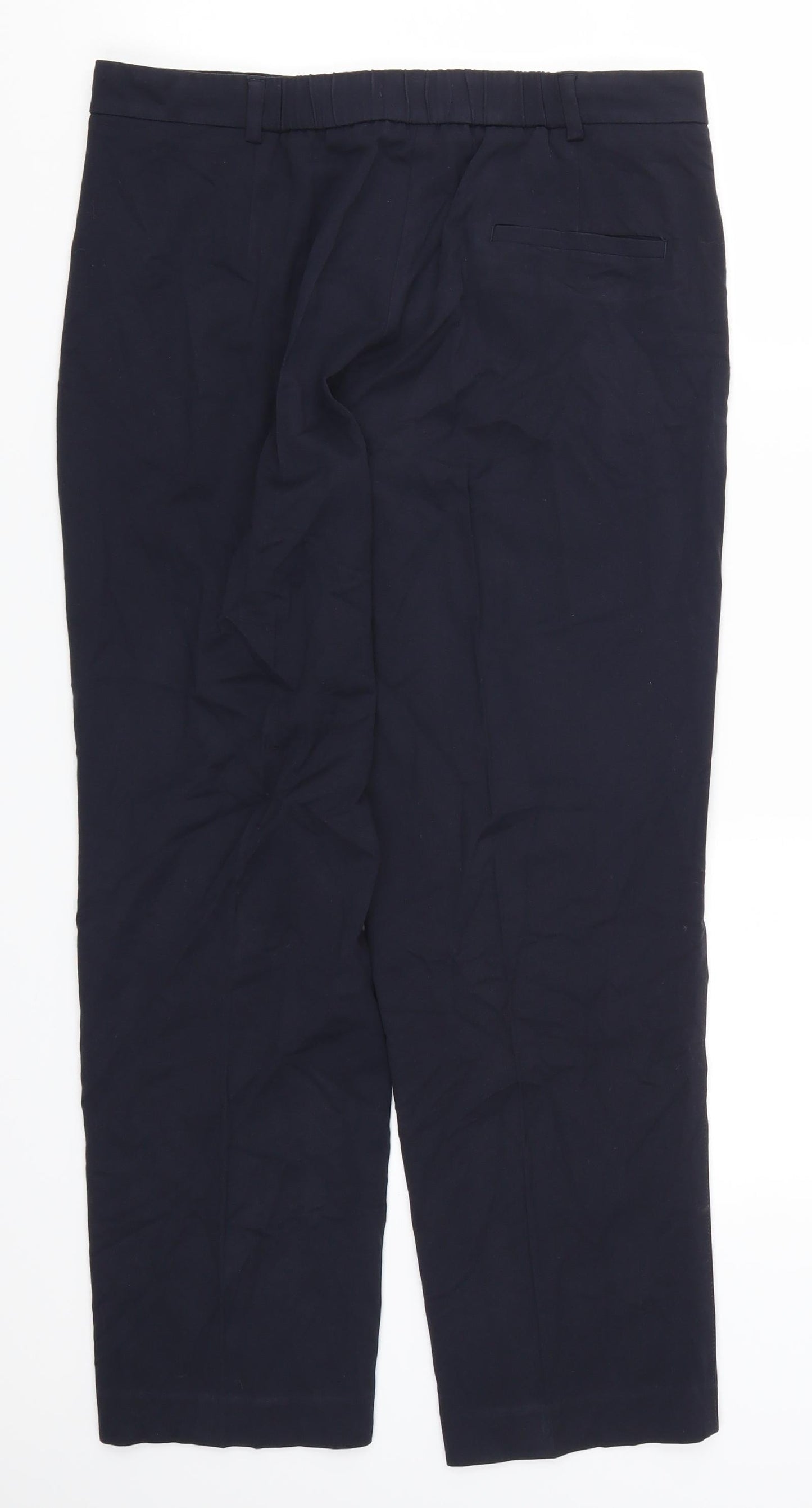 Marks and Spencer Womens Blue   Trousers  Size 12 L26.5 in