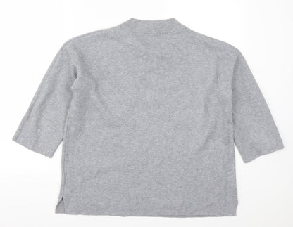 Preloved TU Womens Grey   Pullover Jumper Size 14 - Back