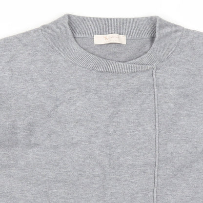 Preloved TU Womens Grey   Pullover Jumper Size 14 - Detail