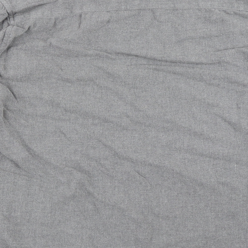 Easy Mens Grey    Button-Up Size M
