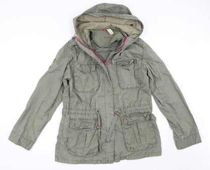 Preloved Primark Womens Green   Jacket Coat Size 12 - Front