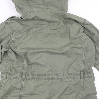 Preloved Primark Womens Green   Jacket Coat Size 12 - Label