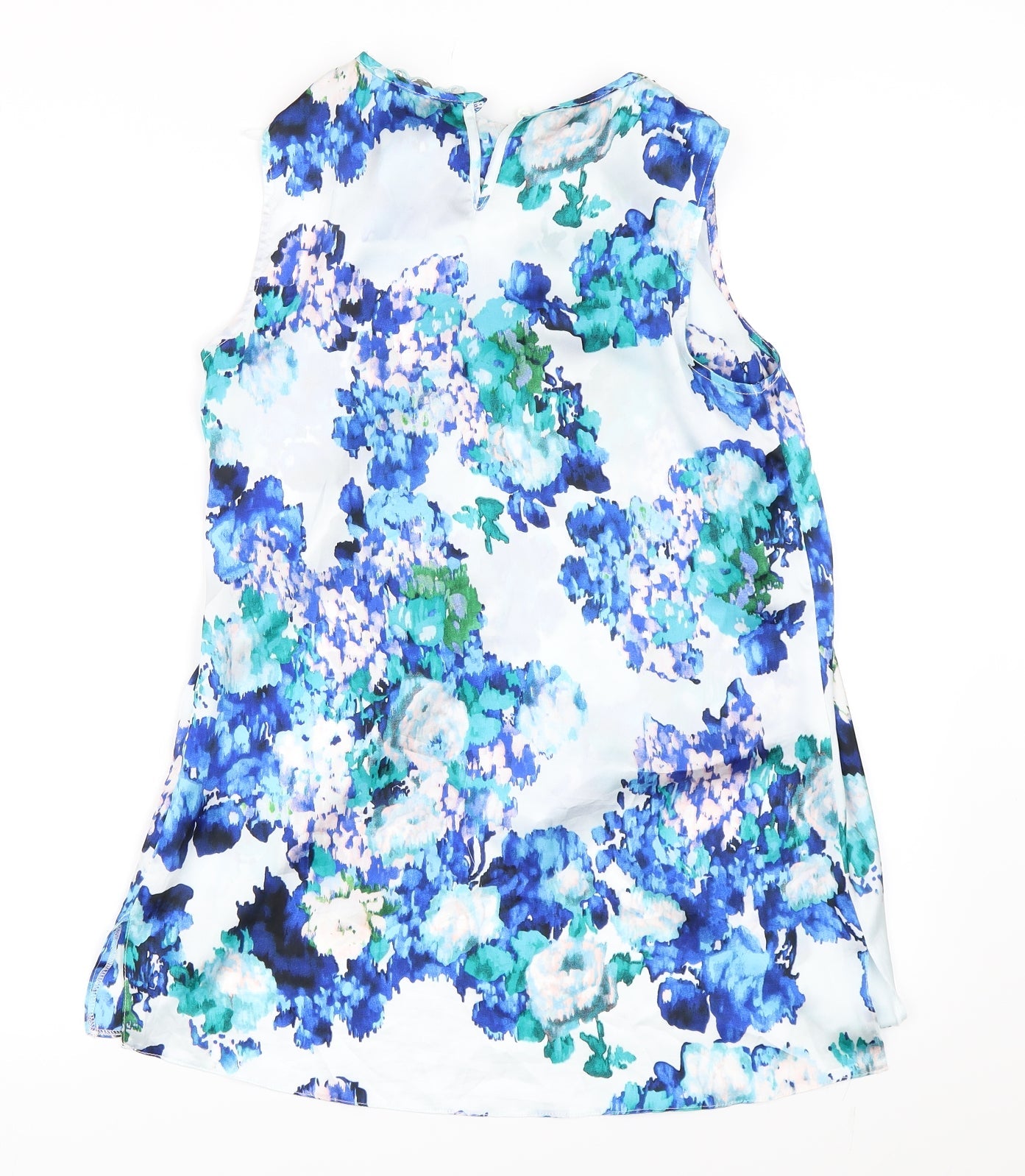 Belle Vere Womens Blue   Basic Blouse Size 8
