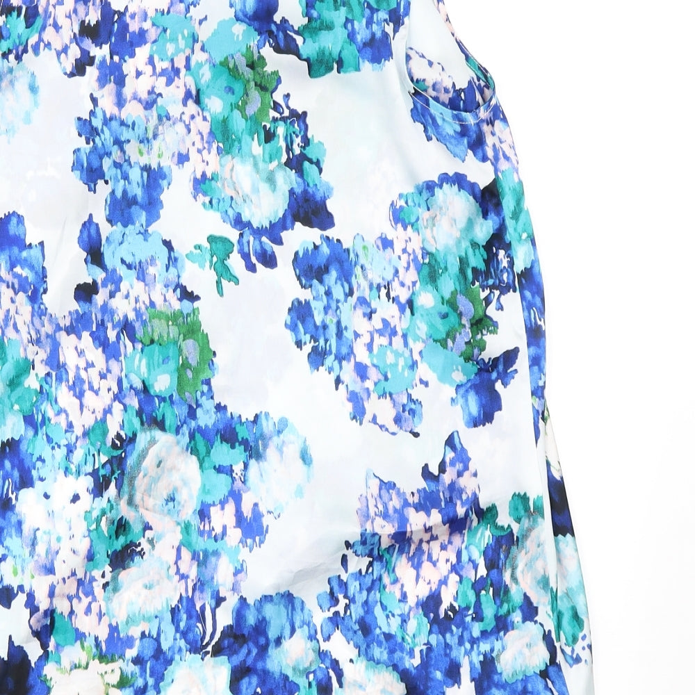 Belle Vere Womens Blue   Basic Blouse Size 8