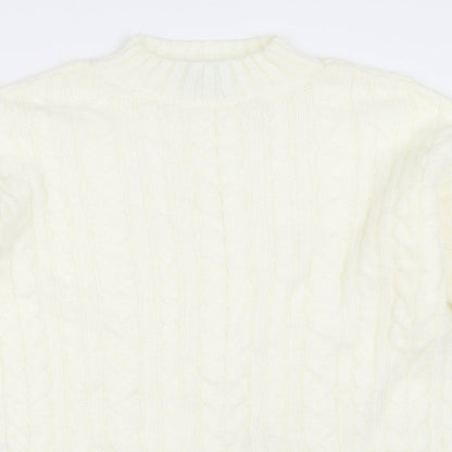 Preloved NEXT Womens Ivory   Tunic Jumper Size M - Detail