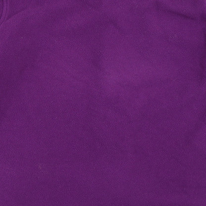 Preloved EWM Womens Purple  Fleece Jacket  Size L - Label