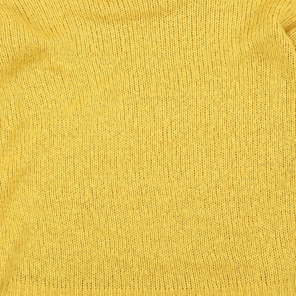 New Look Womens Yellow   Pullover Jumper Size M