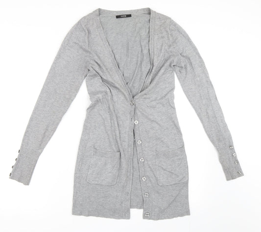George Womens Grey   Cardigan Jumper Size 8