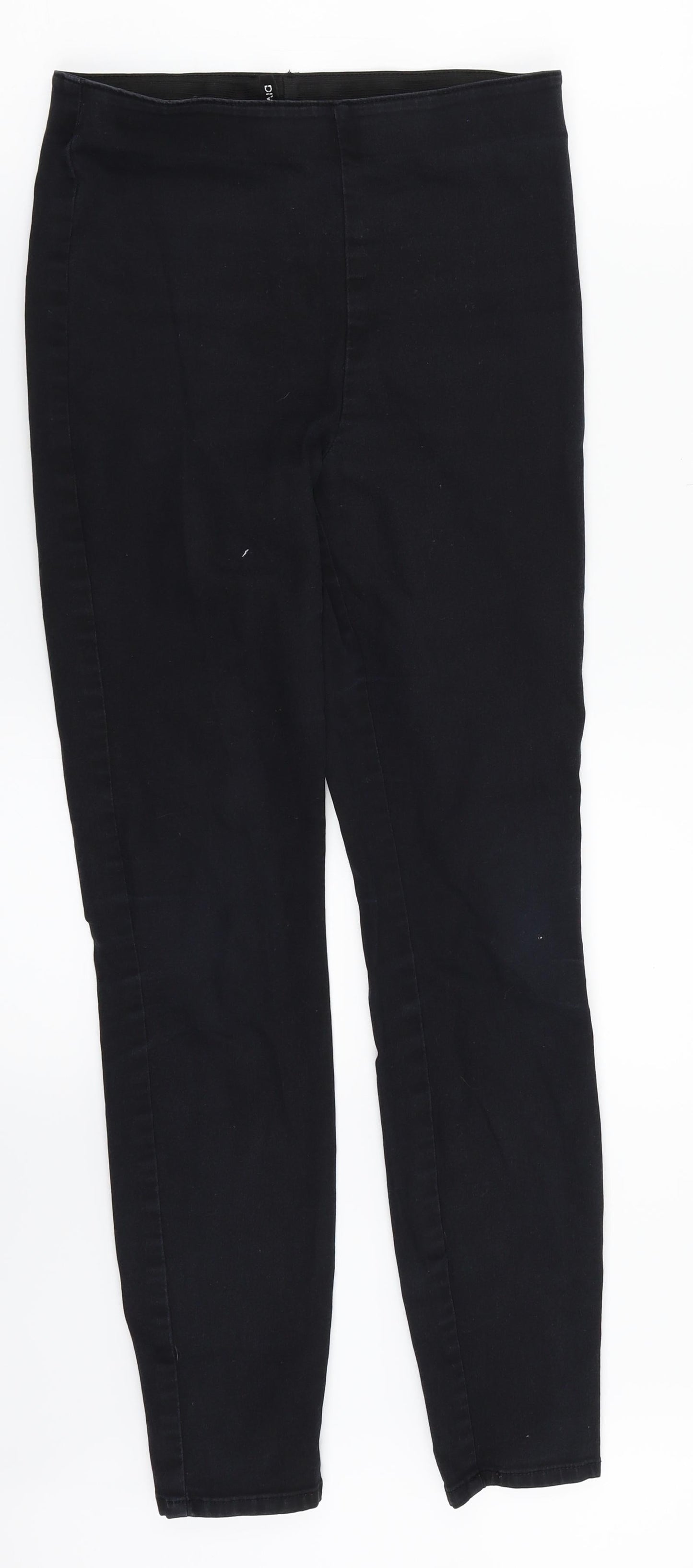 H&M Womens Black  Denim Jegging Jeans Size 8 L27 in