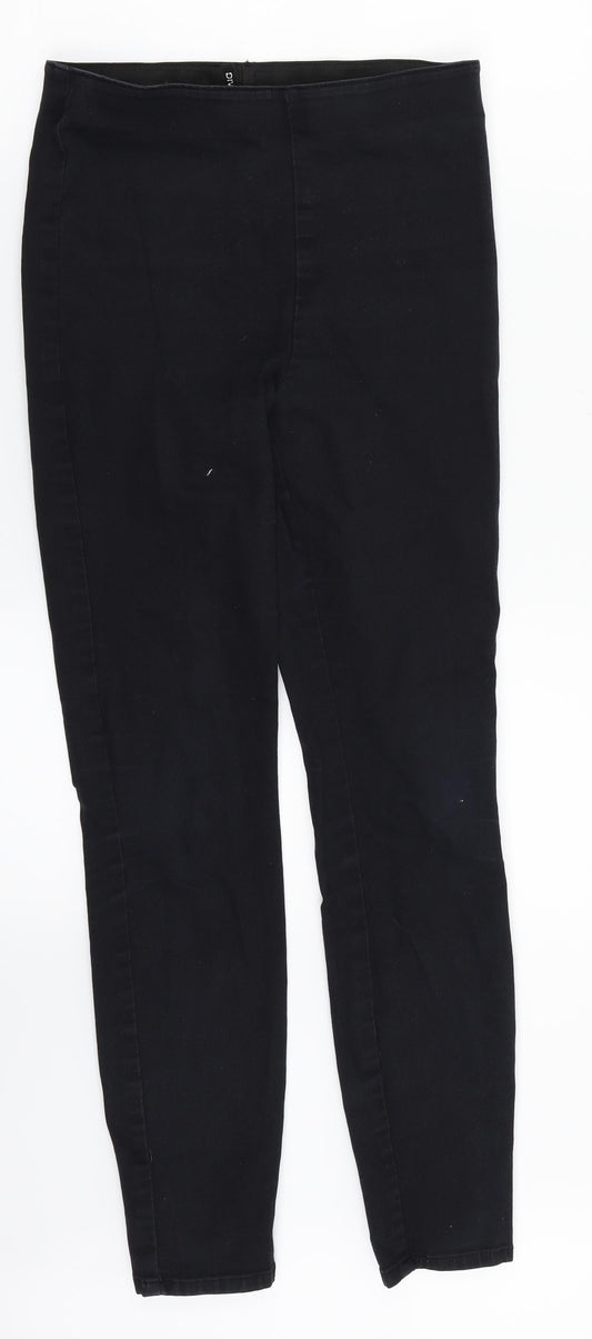 Preloved H&M Womens Black  Denim Jegging Jeans Size 8 L27 in - Front
