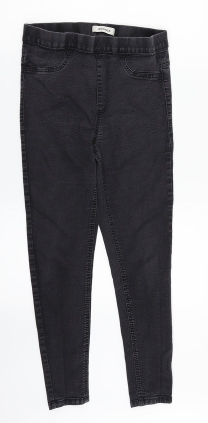 Preloved M&S Womens Black  Denim Jegging Jeans Size 10 L25 in - Front