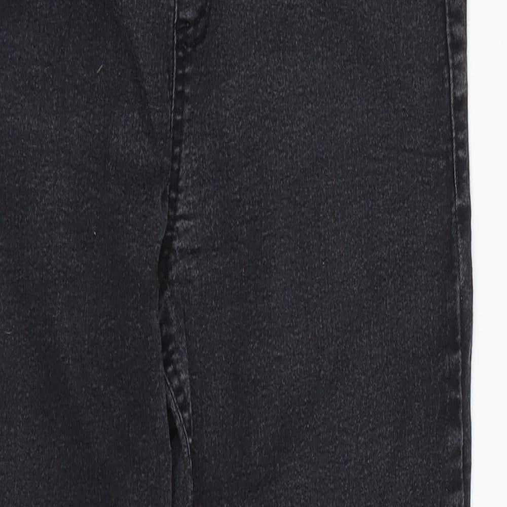 Preloved M&S Womens Black  Denim Jegging Jeans Size 10 L25 in - Detail